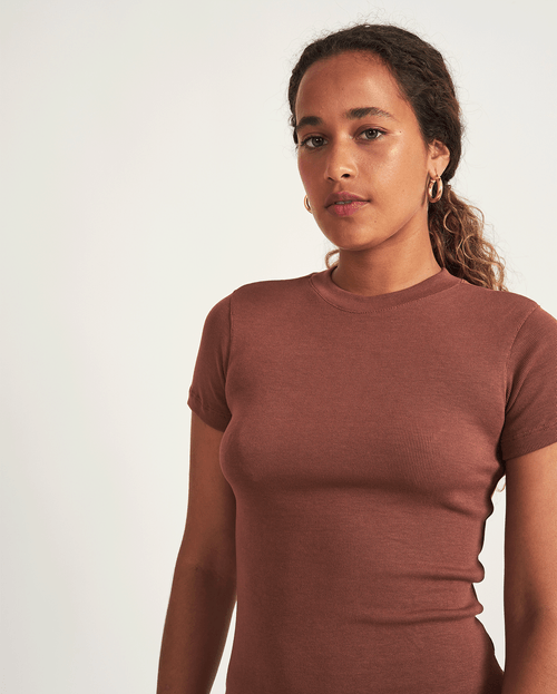 Brown babylook  t-shirt